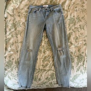 Regular Fit Ripped Pistola Jeans